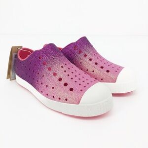 Native Shoes Child Jefferson STARFISH DAZZLE Bling Little Big Kid Sneaker US C13